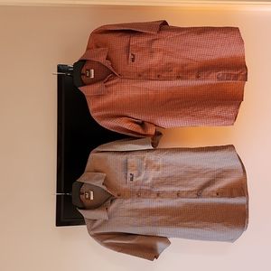 2 x men's Jack Wolfskin Travel shirts in size Large